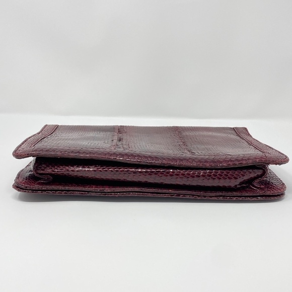 VINTAGE Genuine Snakeskin Bag Crossbody Tophandle - Picture 6 of 11